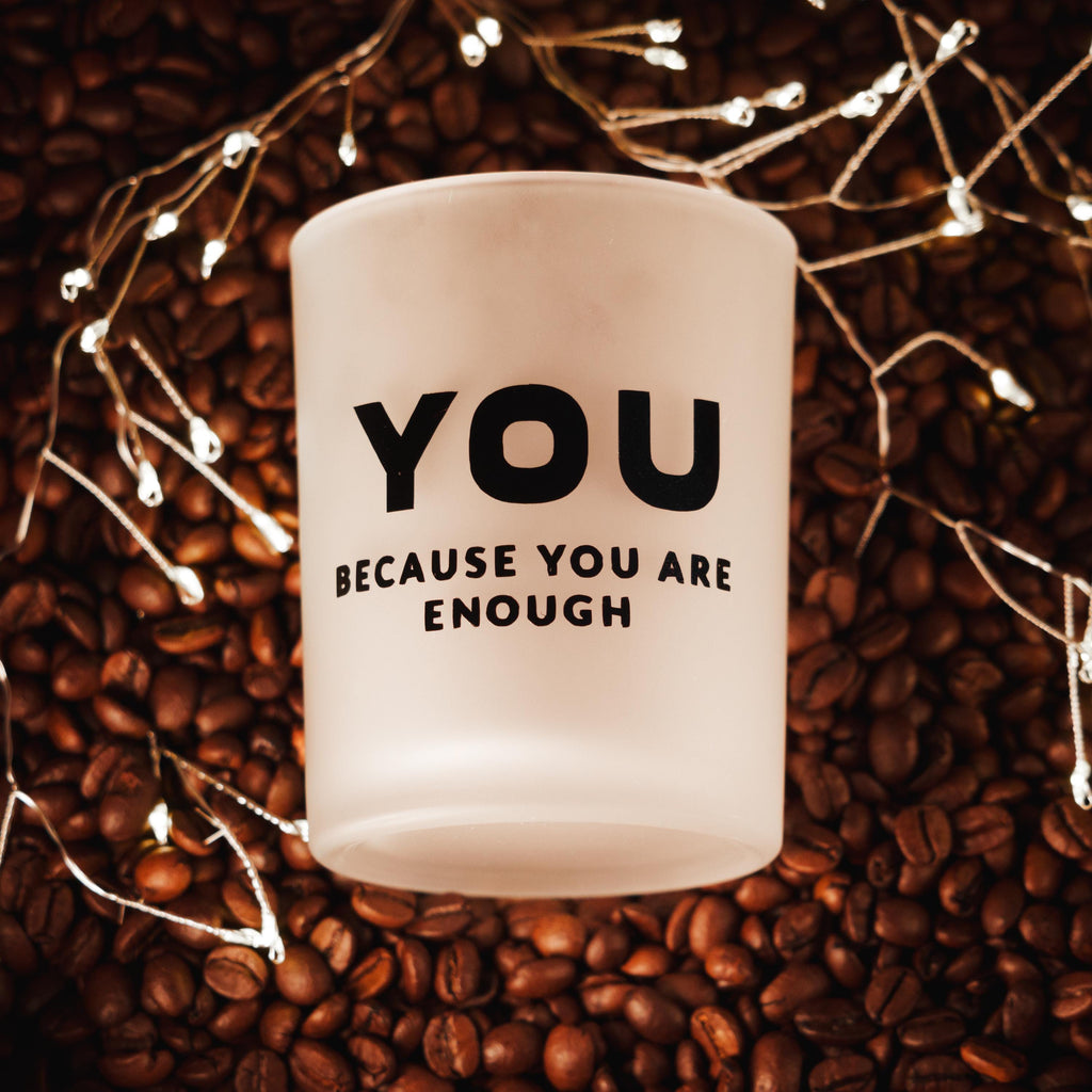 NOW YOU ZEN Candle Set – Motivational Frosted Glass Bundle