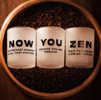 NOW YOU ZEN Candle Set – Motivational Frosted Glass Bundle
