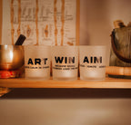 NOW YOU ZEN Candle Set – Motivational Frosted Glass Bundle